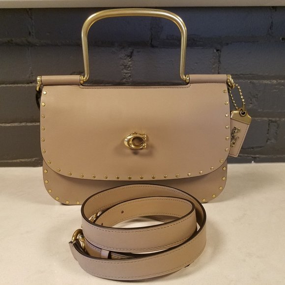 coach ellie crossbody with rivets